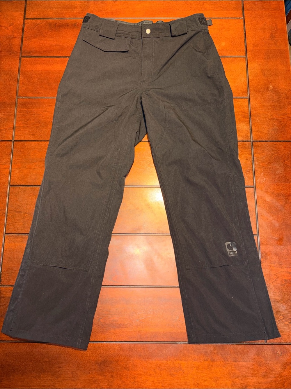 Carhartt Storm Defender Waterproof Rain Pant In Black Size M (8/10) 32x30